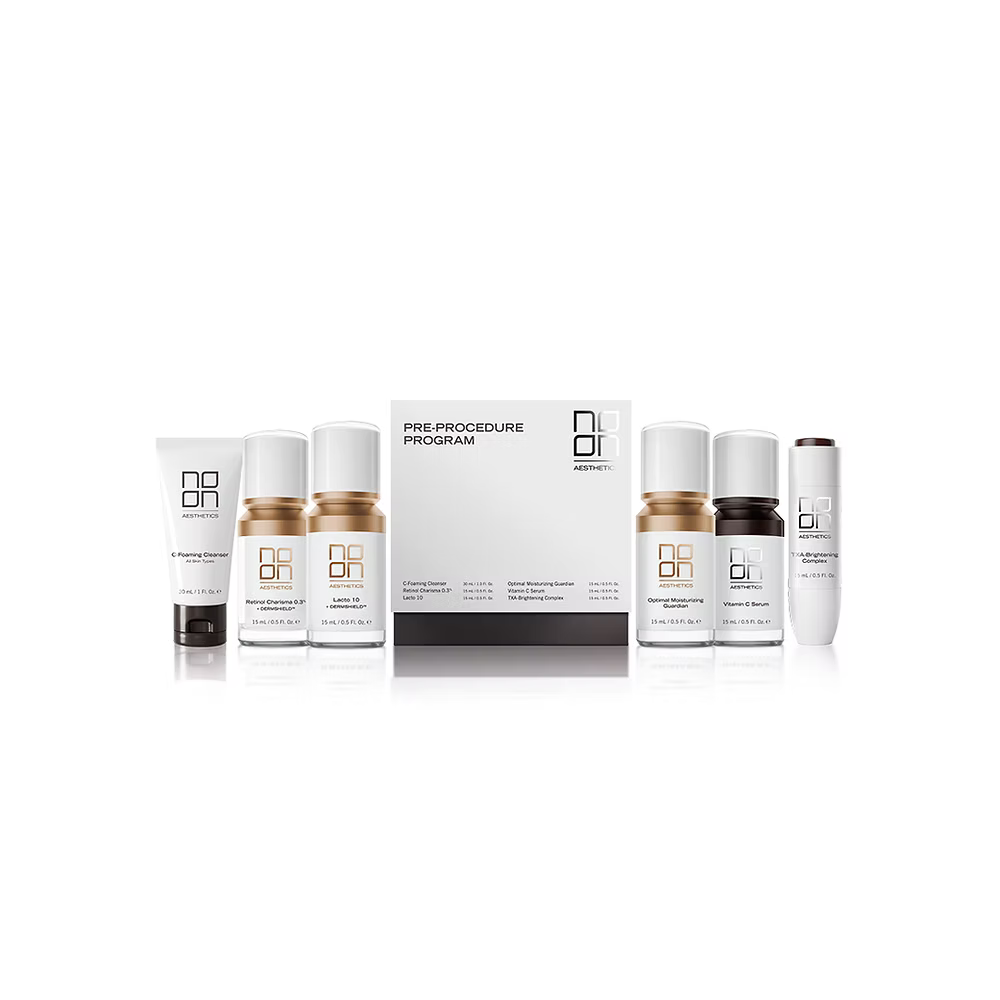 NOON Aesthetics Pre-Procedure program NOON Aesthetics Pre + Post-Procedure program