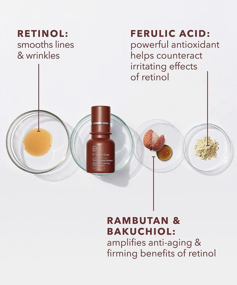 Dr. Dennis Gross Serum Dr. Dennis Gross Advanced Retinol+Ferulic Triple Correction Eye Serum (15ml)