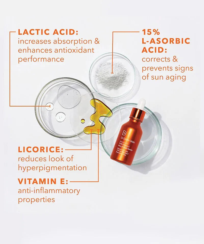 Dr. Dennis Gross Serum Dr. Dennis Gross Vitamin C + Lactic 15% Vitamin C Firm & Bright Serum (30ml)