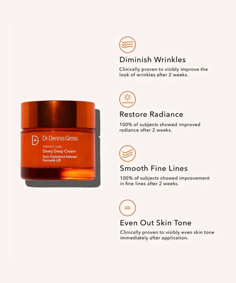 Dr. Dennis Gross Krem Dr. Dennis Gross Vitamin C + Lactic Dewy Deep Cream (60ml)