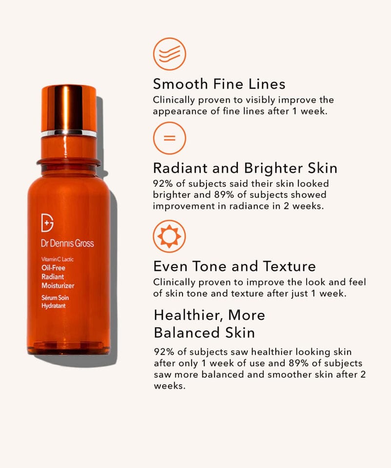 Dr. Dennis Gross Fukt Dr. Dennis Gross Vitamin C + Lactic Oil-Free Radiant Moisturizer (50ml)